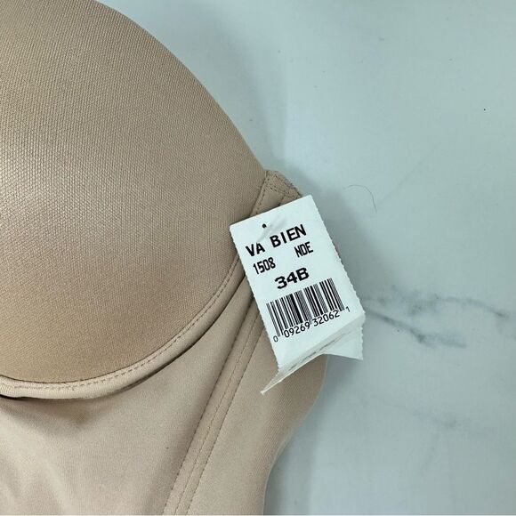 Va Bien Seamless Low Back Bustier 34B - Picture 2 of 6